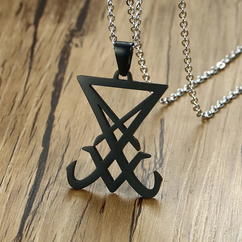 Choronzon Sigil Black Pendant Necklace