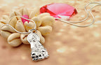 Chinese style Silver necklace Male/Female Suitable Jewelry God Buddha Pendant Classic Design Collarbone Neck Chain