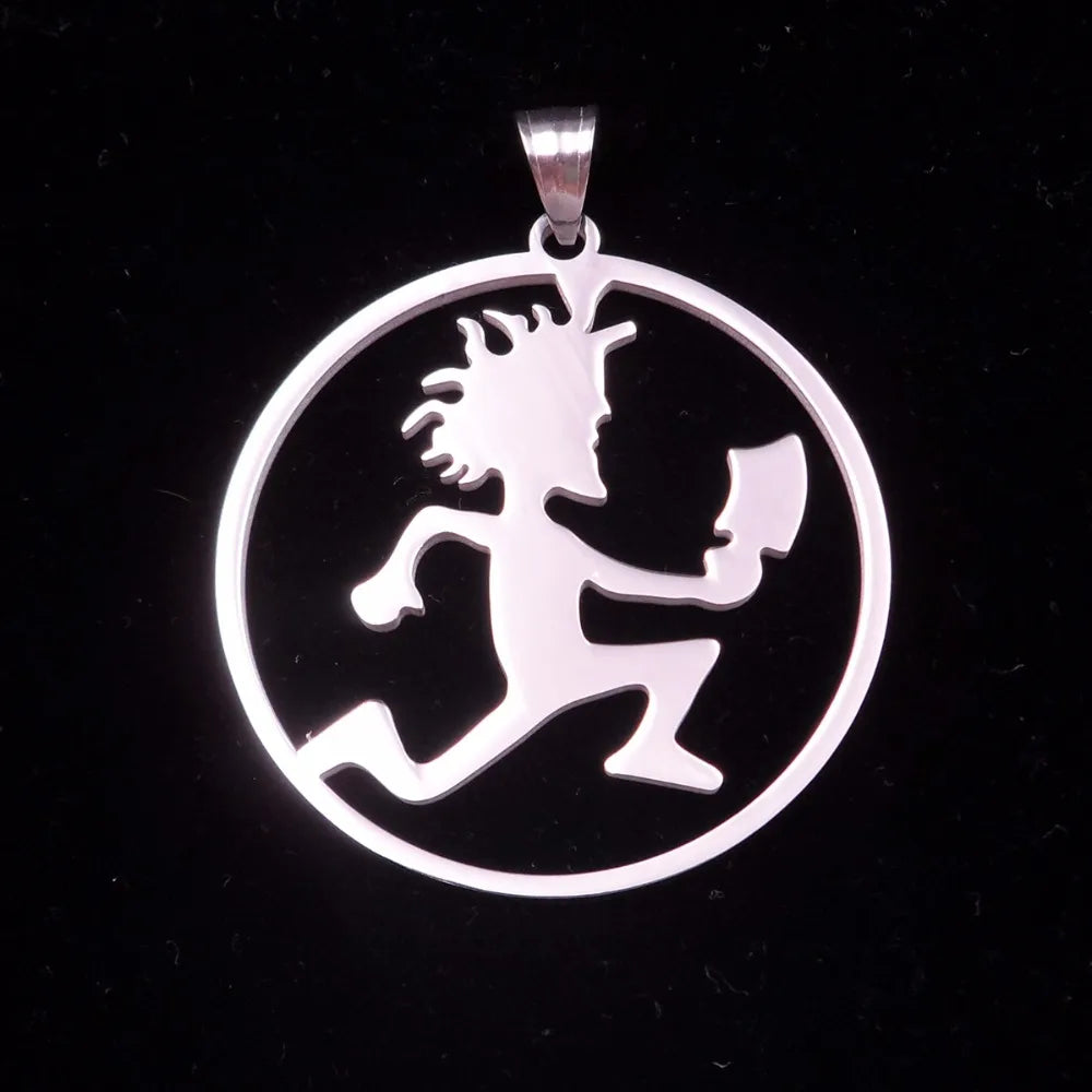 Statement Stainless Steel Pendant Necklace