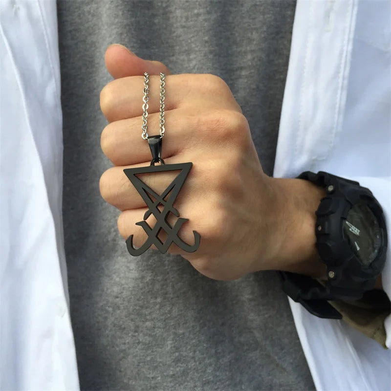 Choronzon Sigil Black Pendant Necklace