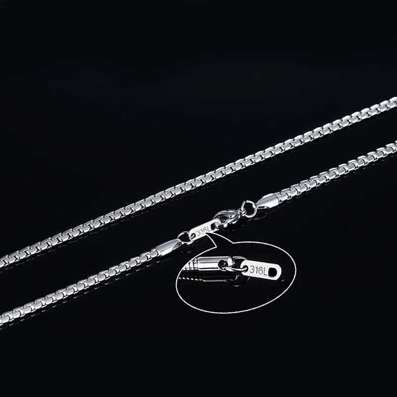 Vnox 24" Chain Necklace for Men Classic Simple Male Jewelry Stainless Steel 3mm width Punk Rocky Jewellry Gold Color