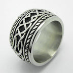 Retro Rings For Man Classical Fashion Male Jewelry Accessories Stainless Steel Casting Male Rings Finger Men's Ring