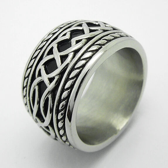 Retro Rings For Man Classical Fashion Male Jewelry Accessories Stainless Steel Casting Male Rings Finger Men's Ring