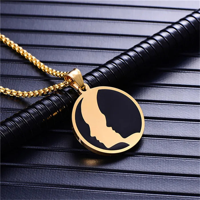 Scorpio 12 Constellations Necklace For Men/Women Birthday Gifts Gold Color Stainless Steel Amulet Pendant Zodiac Sign