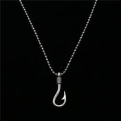 Angel Wing Music Note Pendant Sweater Chain Necklace