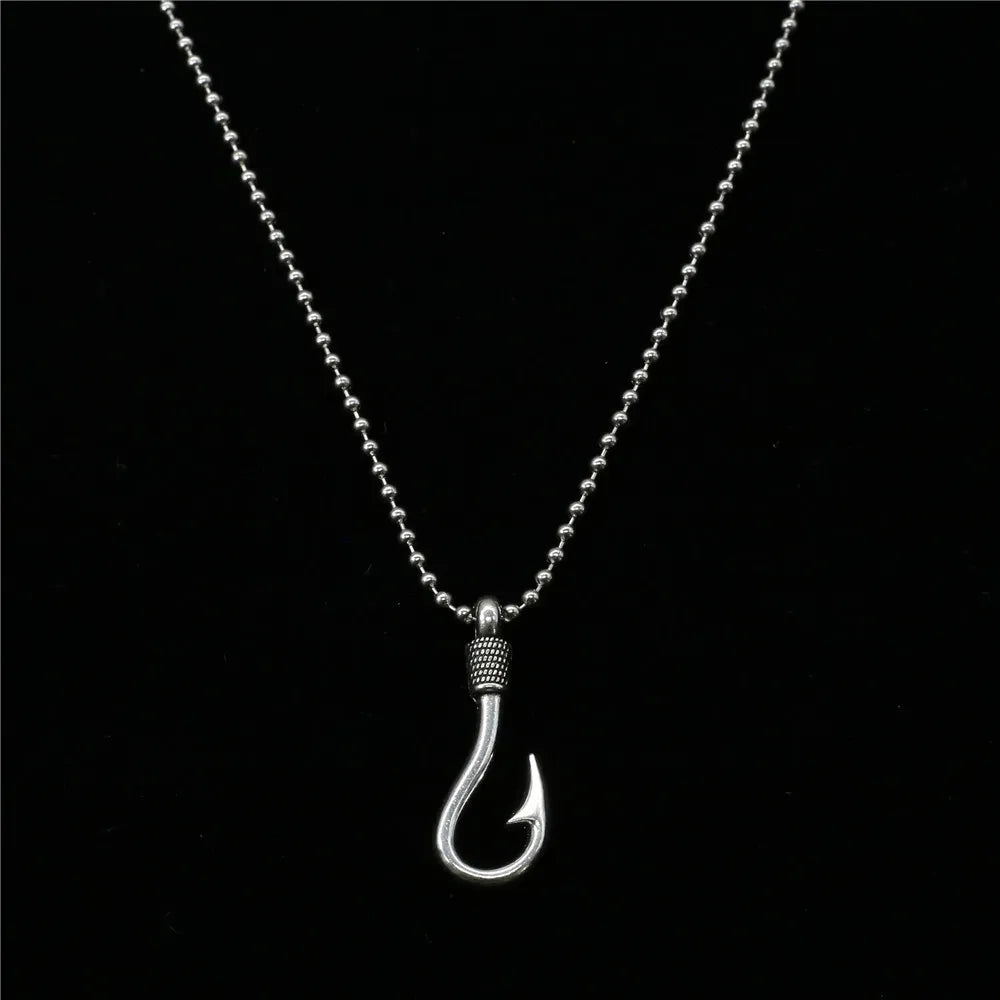 Male Punk Long Custom Sweater Chain Choker Necklace Angel Wing Music Note Pendant Men Necklace Women Jewelry Friendship Gifts