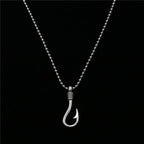 Male Punk Long Custom Sweater Chain Choker Necklace Angel Wing Music Note Pendant Men Necklace Women Jewelry Friendship Gifts