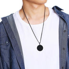 Custom Name Coin Pendant Necklace — Stainless Steel