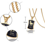 Scorpio 12 Constellations Necklace Birthday Gifts Gold Color Stainless Steel Amulet Pendant Zodiac Sign Jewelry Collier