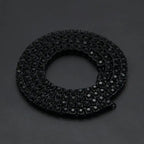 TBTK One Row Tennis Link Chain Choker Necklace Paved Bling Crystal Zircon Punk Style Man Luxury Hiphop Jewelry