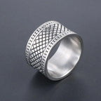 12MM Wide Ring Men Solid Stainless Steel Boys Mens Rings Man Big Size 12 13 Fashion New Male Biker Jewelry Gifts