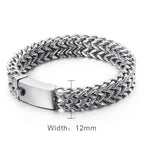 Mesh Link Bracelet, Multiple Widths — Stainless Steel