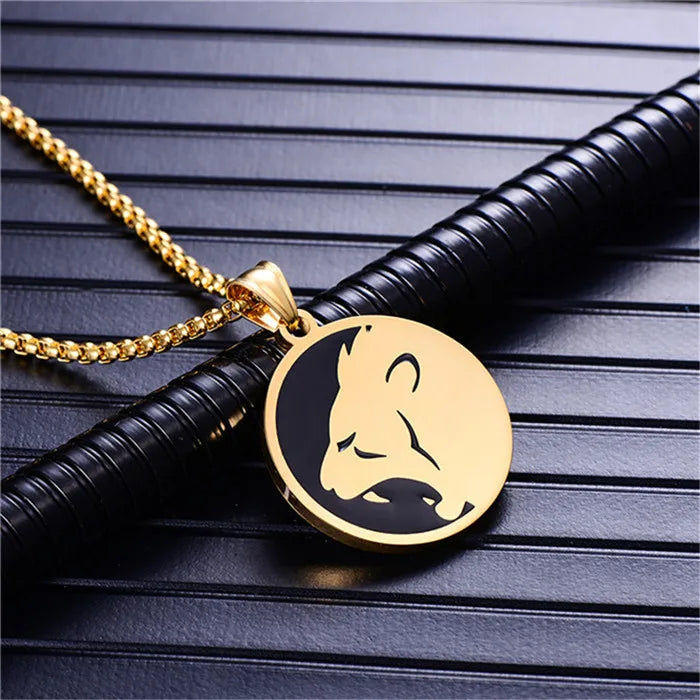 Scorpio 12 Constellations Necklace For Men/Women Birthday Gifts Gold Color Stainless Steel Amulet Pendant Zodiac Sign