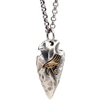 Eye of Horus Silver-Tone Pendant Necklace