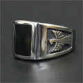 Flying Eagle Biker Ring — Stainless Steel