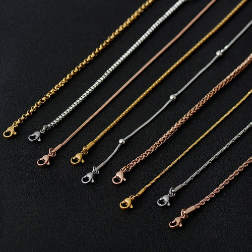 50cm Chain Necklace — Rose Gold