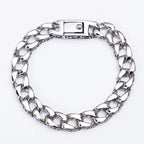 316L Stainless Steel Men's Charm Bracelet Retro Bracelet Man High Quality Cool Male Biker Jewelry Accessories On Hand