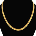 Men's Hip Hop Silver Color Male 316L Stainless Steel Snake Chain Necklace For Men, Wholesale 7MM Womens Chain Jewelry Collares