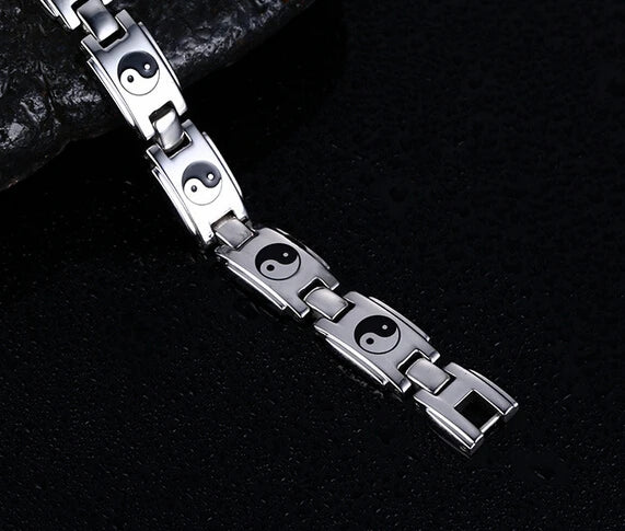 Magnetic Link Chain Bracelet — Stainless Steel