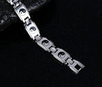 Magnetic Link Chain Bracelet — Stainless Steel
