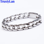 316L Stainless Steel Men's Charm Bracelet Retro Bracelet Man High Quality Cool Male Biker Jewelry Accessories On Hand