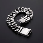 22MM Stainless Steel Chain Men‘s On Hand Chain Wrist Bracelets Biker Jewelry Bracelets For Man Mannen Armband Gift For