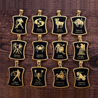 Scorpio 12 Constellations Necklace Birthday Gifts Gold Color Stainless Steel Amulet Pendant Zodiac Sign Jewelry Collier