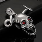Punk Stainless Steel Animal Necklace For Men Cool Cow Horn & Skull Head Necklaces & Pendants Jewelry Making Boys'