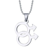 Rainbow Stainless Steel Necklace
