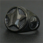 Four Color Star Party Band Ring — Stainless Steel
