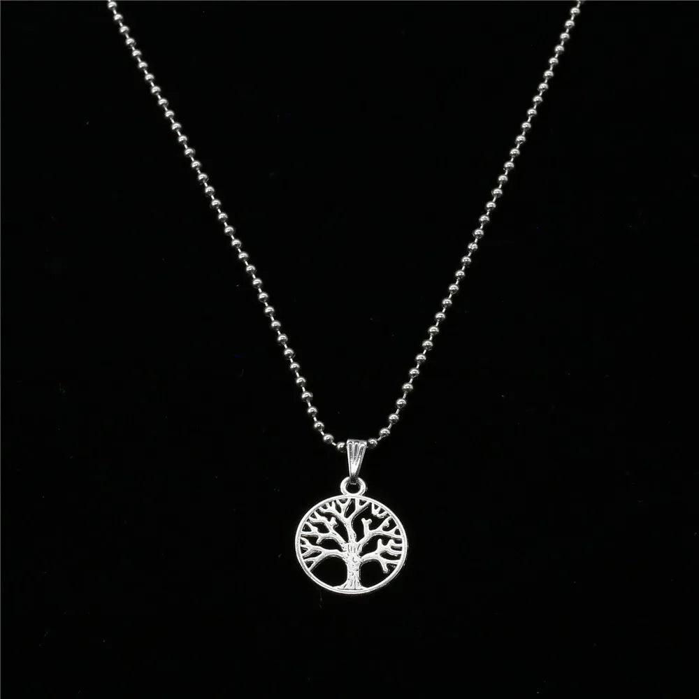 Male Punk Long Custom Sweater Chain Choker Necklace Angel Wing Music Note Pendant Men Necklace Women Jewelry Friendship Gifts