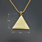 Eye of Providence Gold Pendant Necklace
