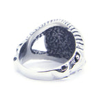 Pentagram Dome Ring for Men — 316L Stainless Steel