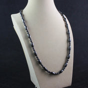 Magnetic Hematite Oval Bead Necklace — Zinc Alloy, 6x12mm