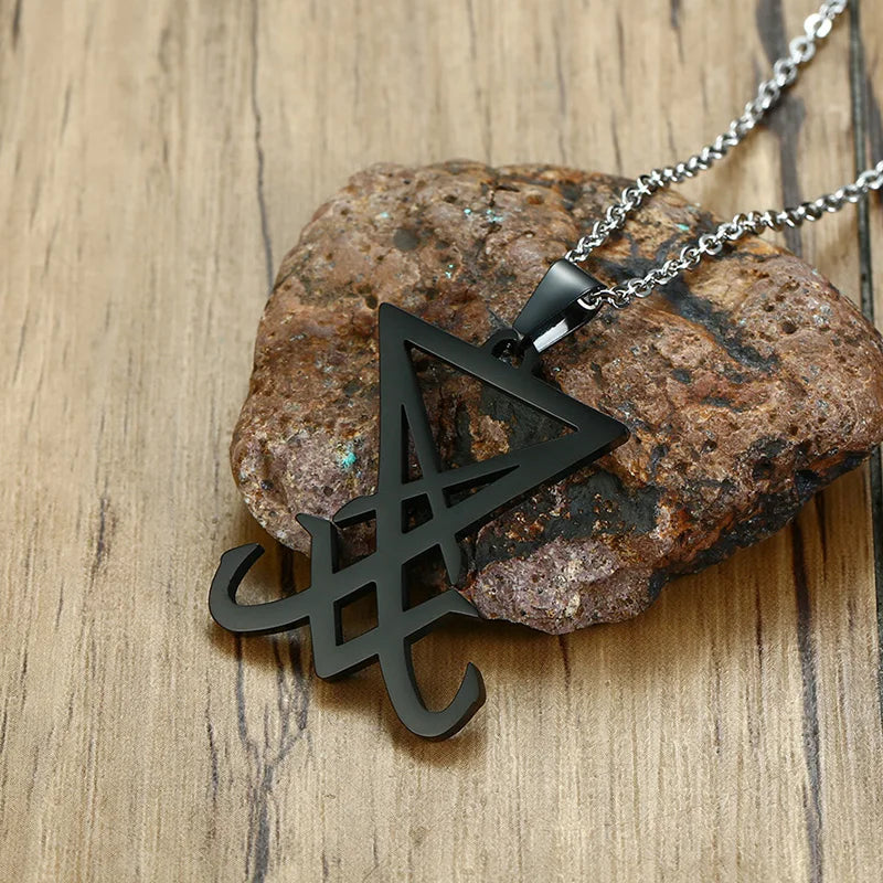 Choronzon Sigil Black Pendant Necklace