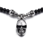 Punk Rock Stainless Steel Skull Men's Necklaces & Pendants 47/60/75CM Long Black Non-Mainstream Necklace Jewelry For