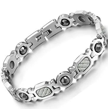 Healthy Power Increase Magnetic Therapy Men's Bracelet for Man 316l Stainless Steel Armband Male Bracelets Jewelry Gifts
