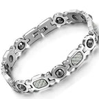Healthy Power Increase Magnetic Therapy Men's Bracelet for Man 316l Stainless Steel Armband Male Bracelets Jewelry Gifts