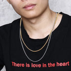 Basic Bead Ball Chain and Cable Chain Necklaces for Men Woman Unisex Accessories