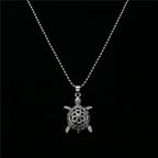 Angel Wing Music Note Pendant Sweater Chain Necklace