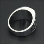 Flying Eagle Biker Ring — Stainless Steel