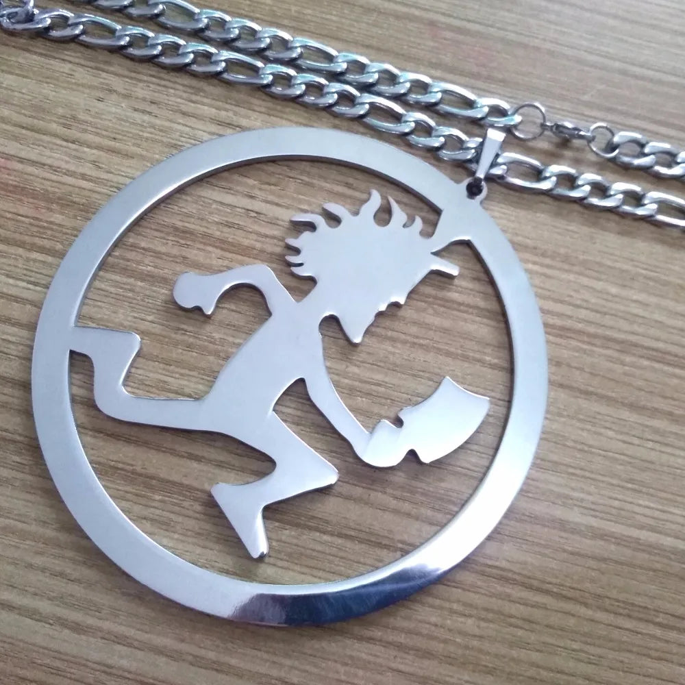 Statement Stainless Steel Pendant Necklace