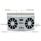 Car Window Auto Exhaust Fan Cooler Solar Powered Air Vent Cool Cooling Air Vent Conditioner Ventilator Radiator Cooling