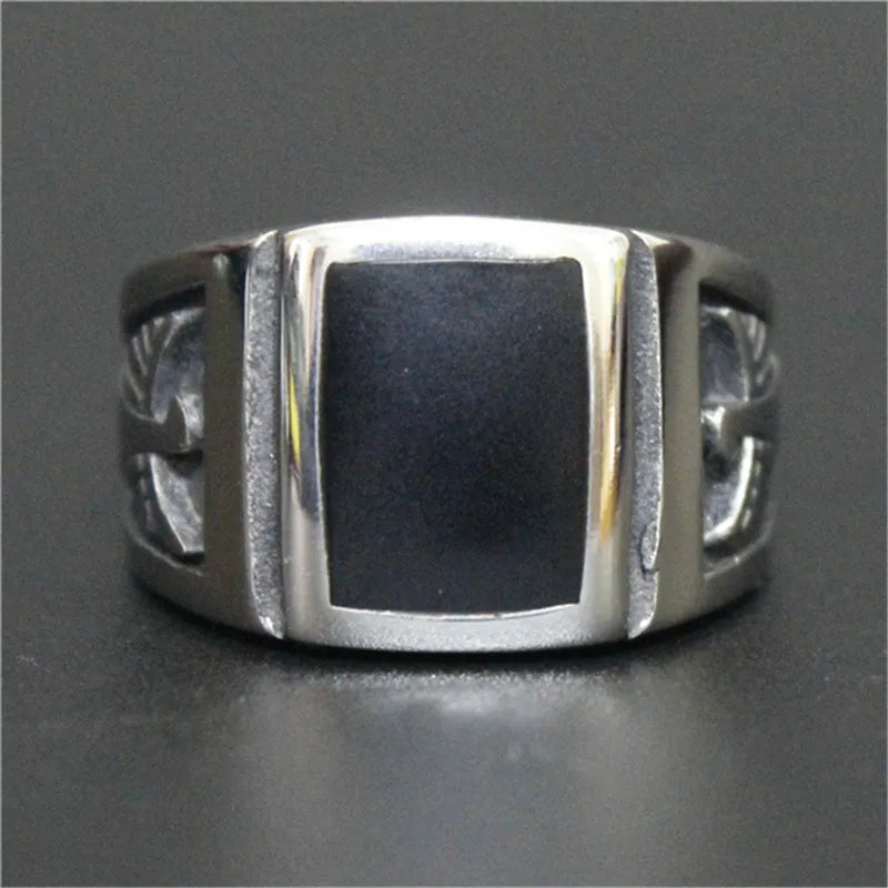 Flying Eagle Biker Ring — Stainless Steel