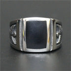 Flying Eagle Biker Ring — Stainless Steel