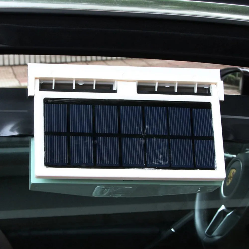 Car Window Auto Exhaust Fan Cooler Solar Powered Air Vent Cool Cooling Air Vent Conditioner Ventilator Radiator Cooling