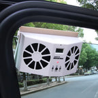 Car Window Auto Exhaust Fan Cooler Solar Powered Air Vent Cool Cooling Air Vent Conditioner Ventilator Radiator Cooling