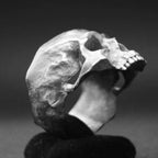 Wholesale Men's Calvarium Skull Ring Gothic 316L Stainless Steel Biker Ring Motorcycle Band jewellery Party Gift