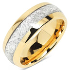 8mm Fashion Brushed Black Ring Simple Stripe Stainless Steel Ring Men Wedding Band
