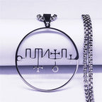 Dagon Sigil Pendant Necklace — Silver